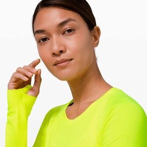 Lululemon Long Sleeve Swiftly Tech 2.0- Rare Highlight Yellow- Size 2